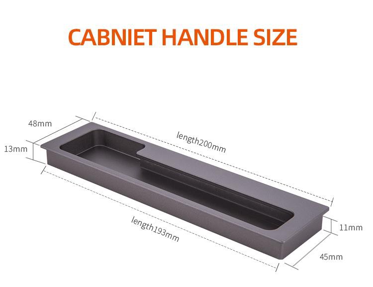 Fabricante de China de tirador de aliaxe de aluminio: tirador de porta de mobles de arco de madeira de aceiro inoxidable <000000 4