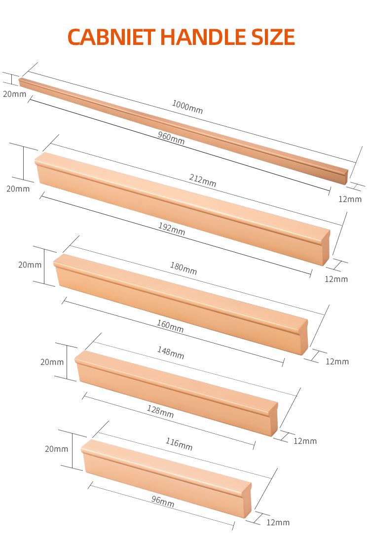 ଆଲମାରୀ ଦ୍ୱାର ପାଇଁ ଆଲୁମିନିୟମ୍ ହ୍ୟାଣ୍ଡଲ୍ | 9