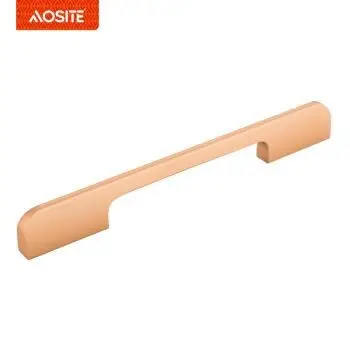 Newly Designed Copper Round Tube Glass Door Handle with Pull and Push Function - Ideal for Cupboards (Furniture Hardware Manufacturers) 1