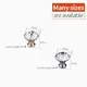 Chrome Plated Zinc Alloy Chair Knob with Square Base and Round Ring Pull – High-quality Knob Handle from Furniture Hardware Manufacturers 1