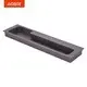 Aluminum Alloy Sliding Door Handle with Wooden Accent - Furniture Hardware Manufacturers 1