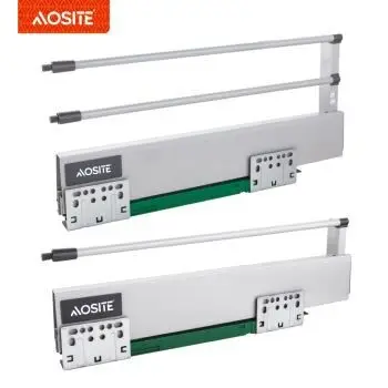 Furniture Hardware Manufacturers Selling Wholesale Furniture Cabinet Hardware - Slim Double Wall Drawer Slides 1
