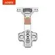 Durable 45° Stainless Steel Damping Angle Hinge for Kitchen Cabinet Doors - Furniture Hardware Manufacturers 1