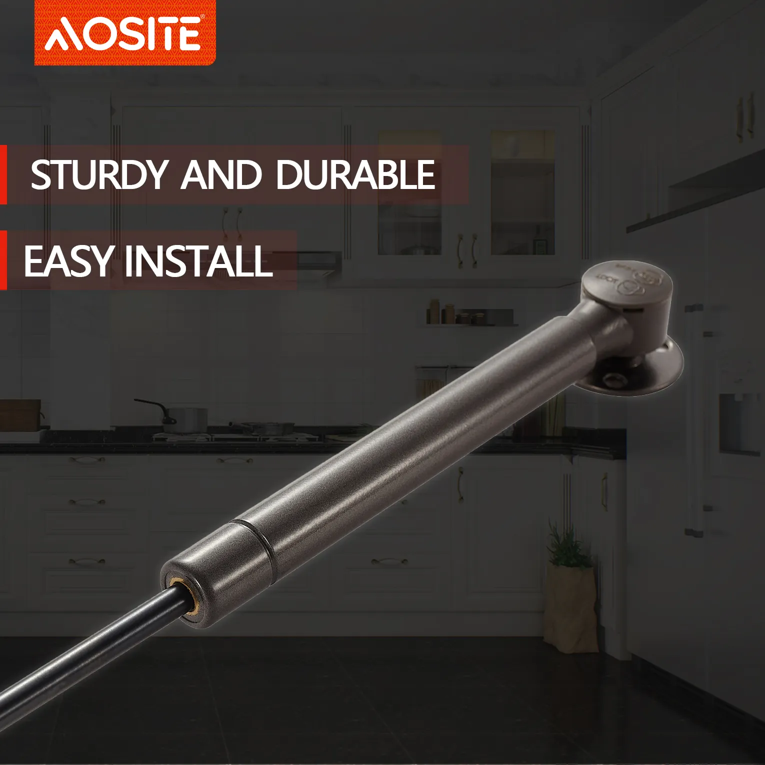 Gas Spring Suppliers Standard Up / Soft Down / Ree Stop / Hydraulic Double Stop - - AOSITE 7