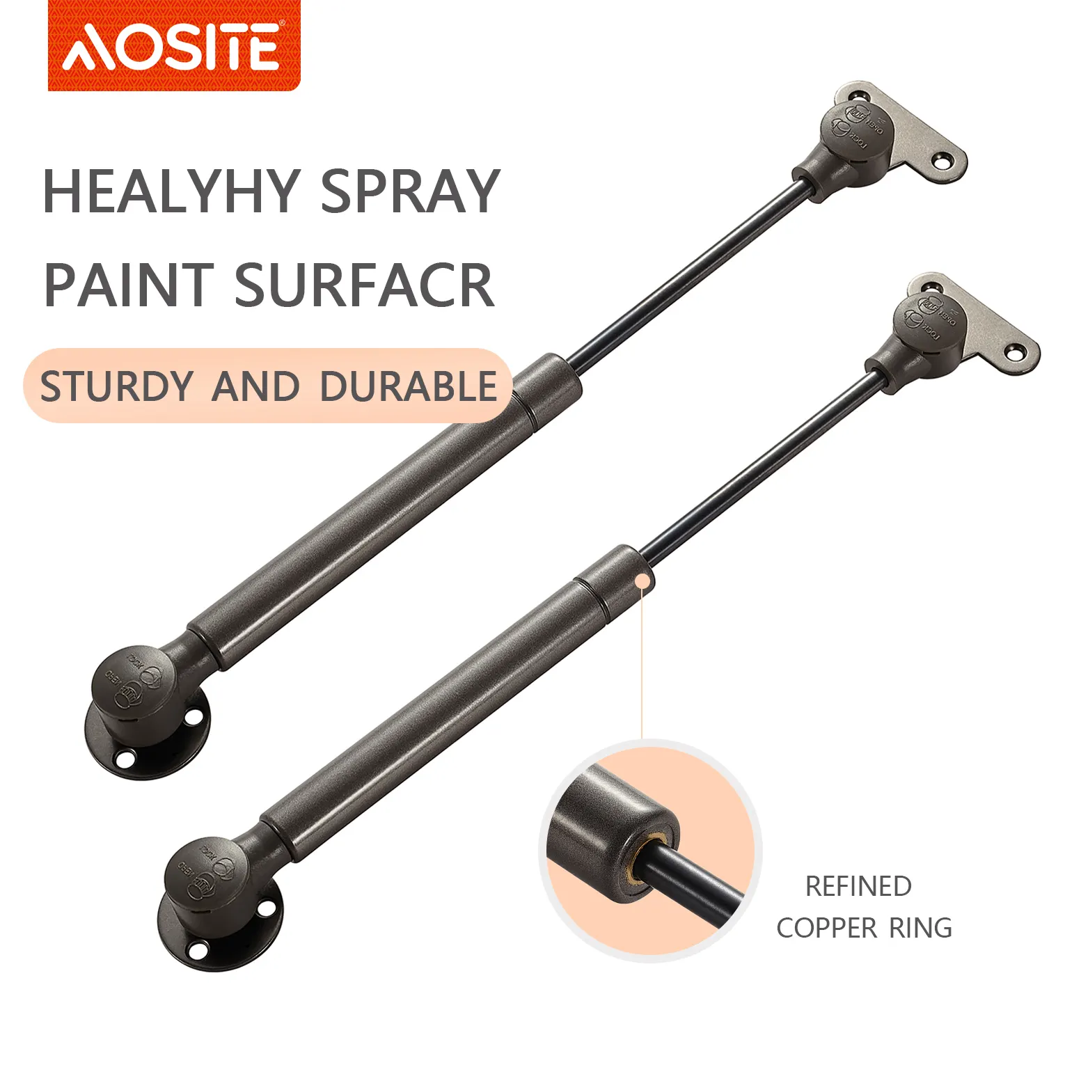 Gas Spring Suppliers Standard Up / Soft Down / Ree Stop / Hydraulic Double Stop - - AOSITE 6