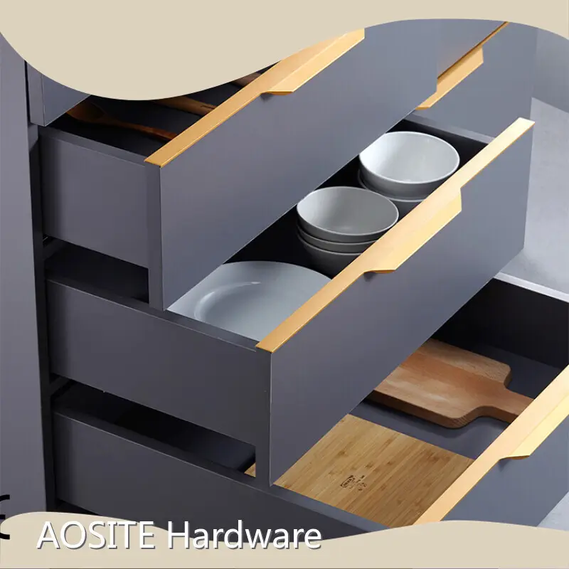 Hot Full Extension Undermount Drawer Slides AOSITE Brand 1