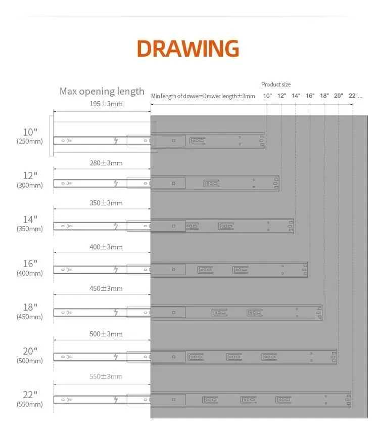 Slim Box Drawer System by AOSITE 5