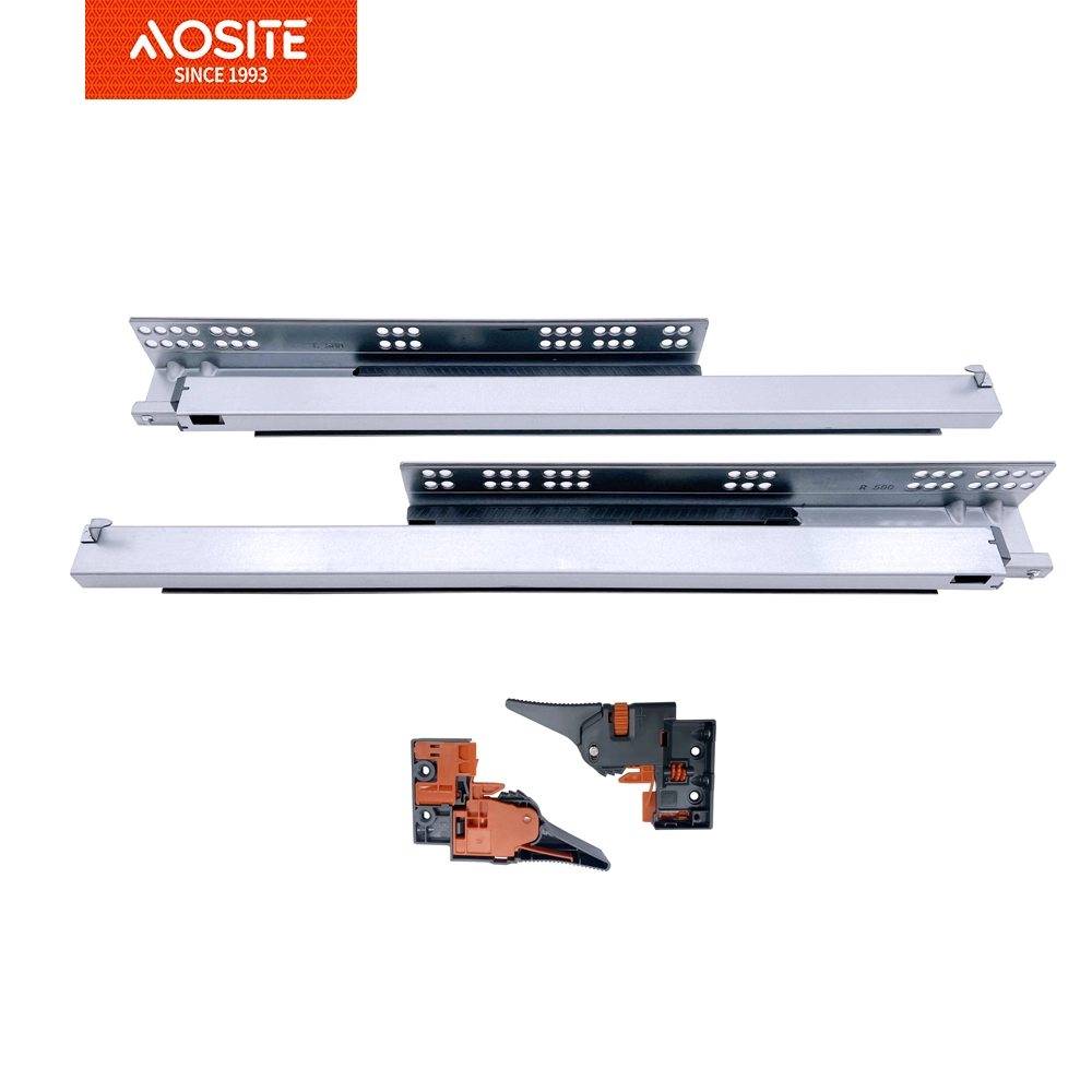 AOSITE S6826/6829 Volledige Uitbreiding Sagte Sluiting Ondermonteer Laaigelyers (met 2d handvatsel) 1