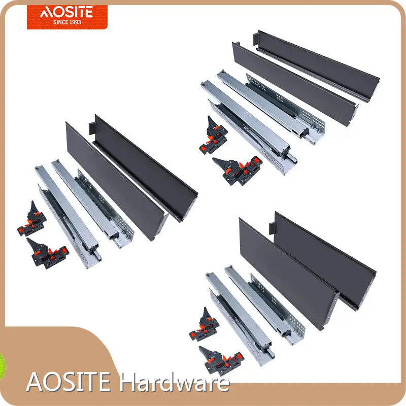 Ball Bearing Slides Slim Drawer Box Wholesale - AOSITE 1