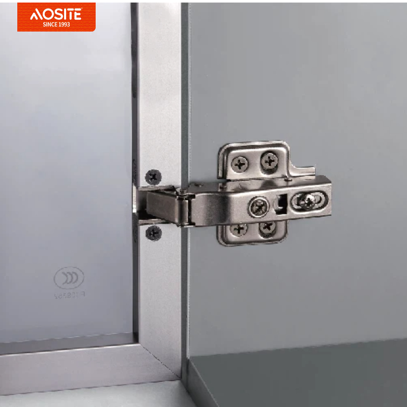 AOSITE Q28 Agate Black Inseperable Aluminum Frame Hydraulic Damping Hinge 1