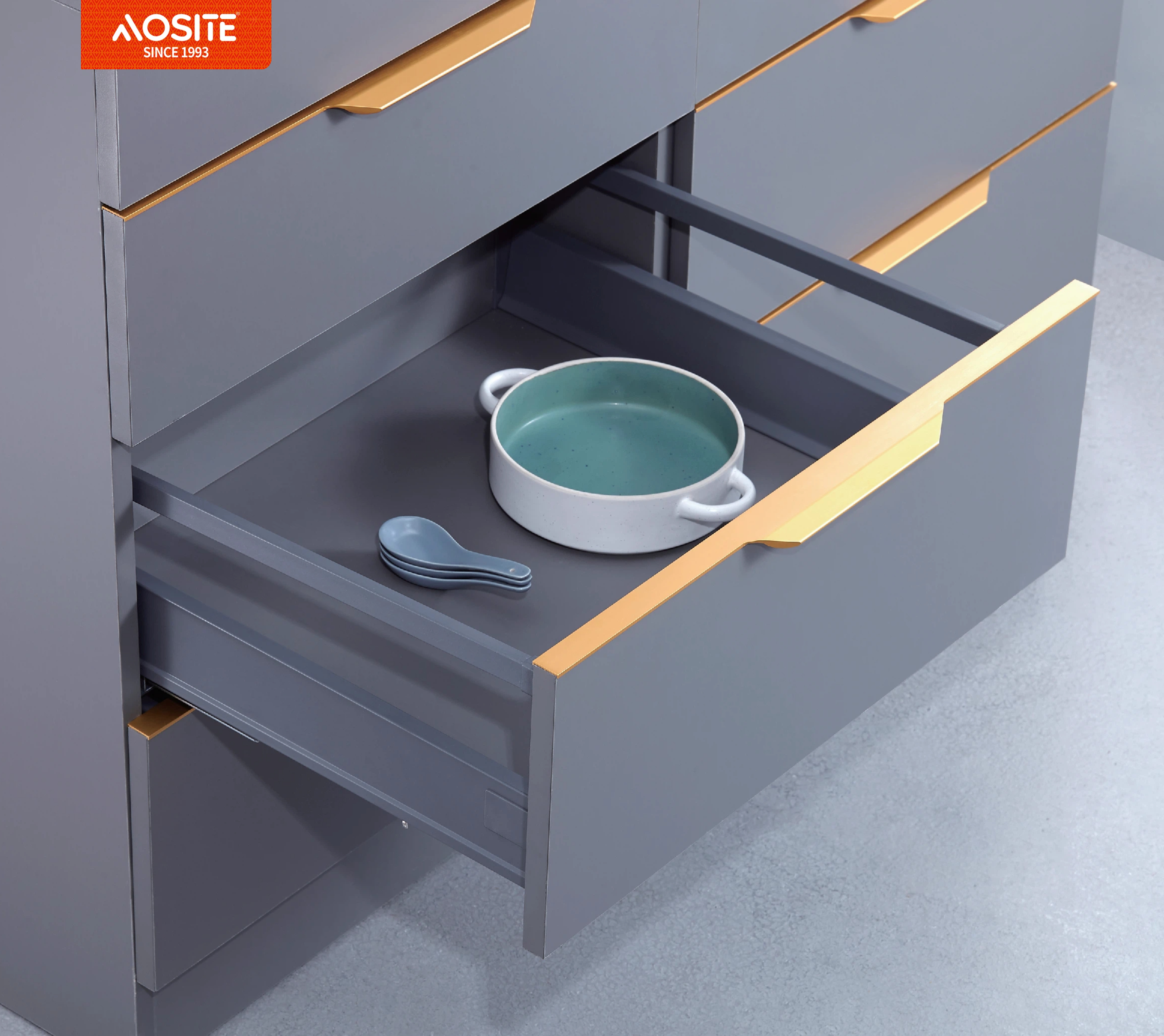 AOSITE Metal Drawer Box (Squard Bar) 1